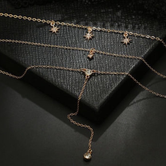 Triple Layer Boho Pendant Necklace - Picture 3 of 4